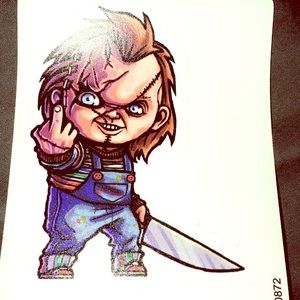 Chucky Doll Decal